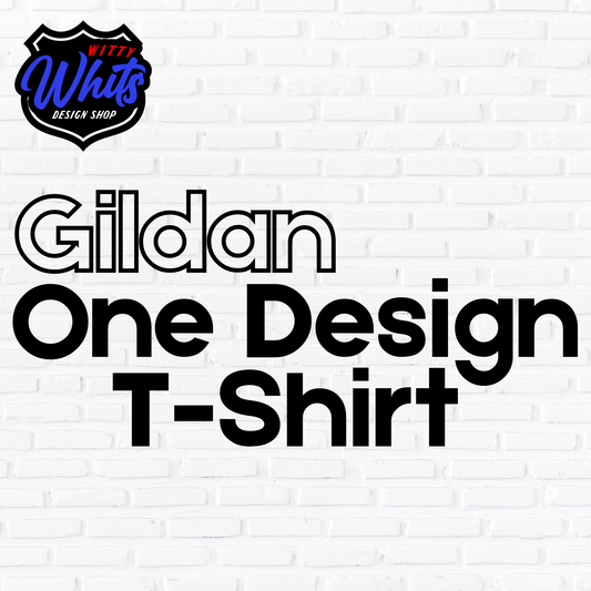 Single Sided Custom Gildan Shirt