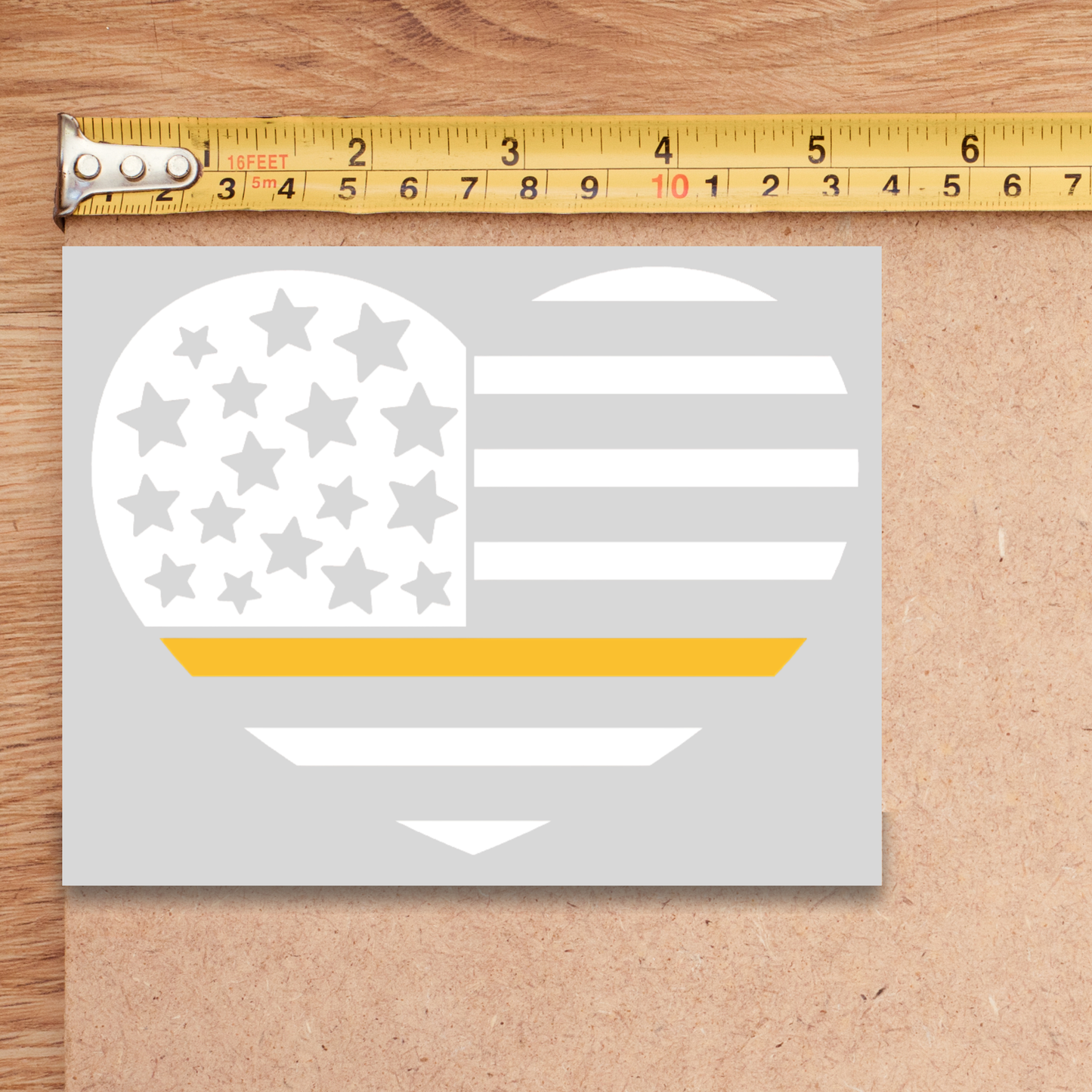 Dispatch Heart Flag Decal
