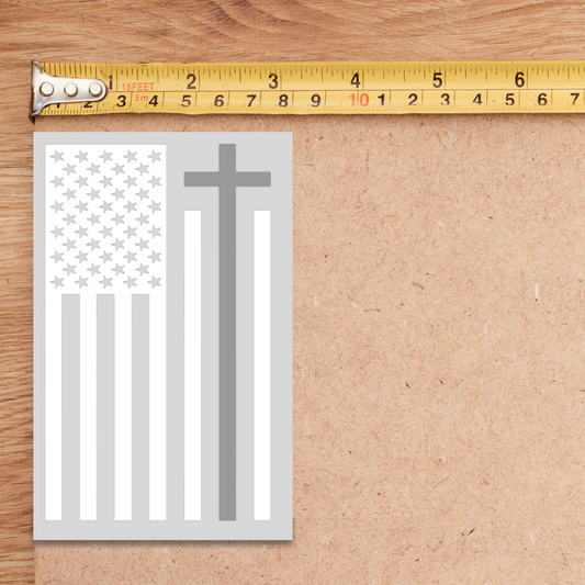 Corrections Cross Flag Decal