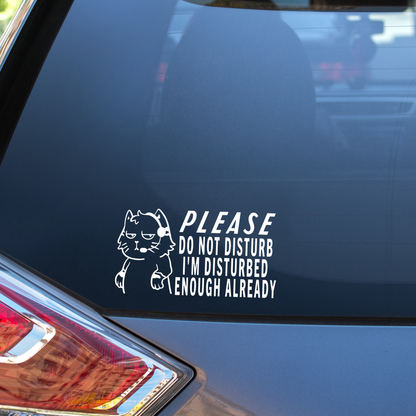 Do Not Disturb Dispatch Decal