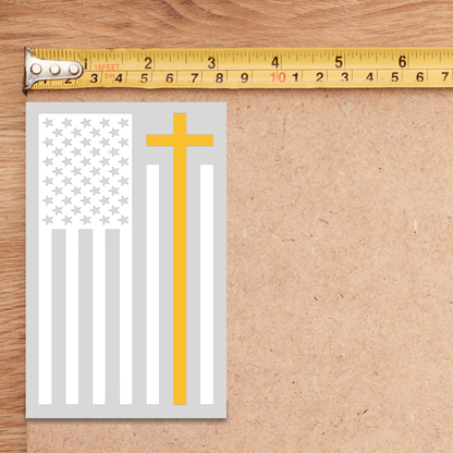Dispatch Cross Flag Decal