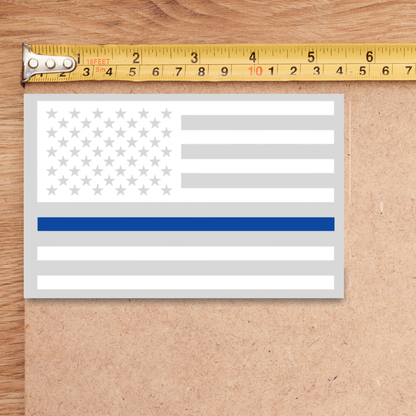 Police Flag Decal