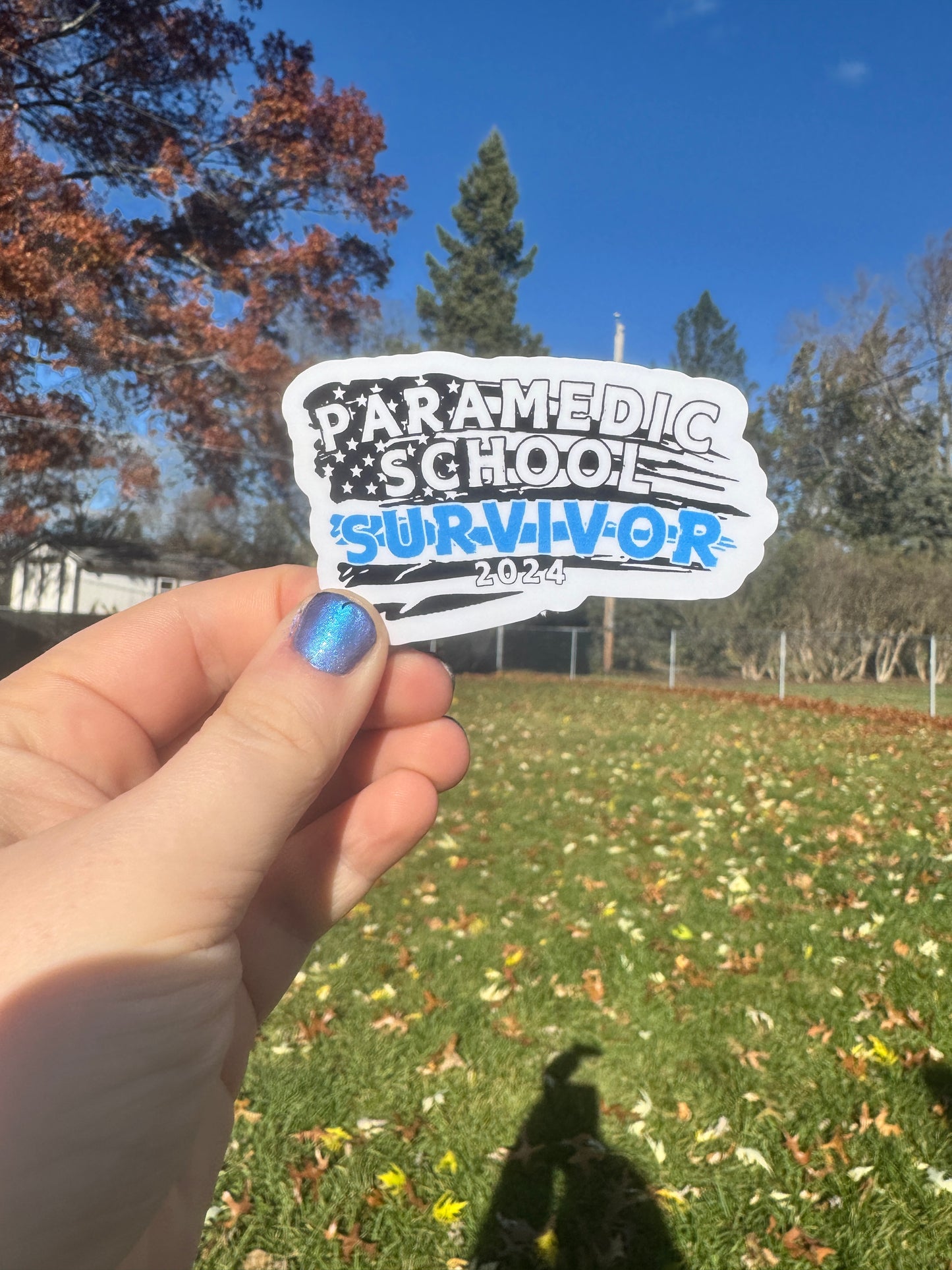 School Survivor Paramedic Sticker