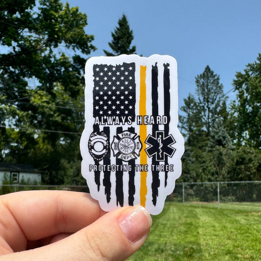 Protecting the Three Dispatch Sticker
