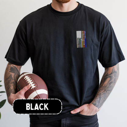 First Responder Flag Comfort Colors Shirt