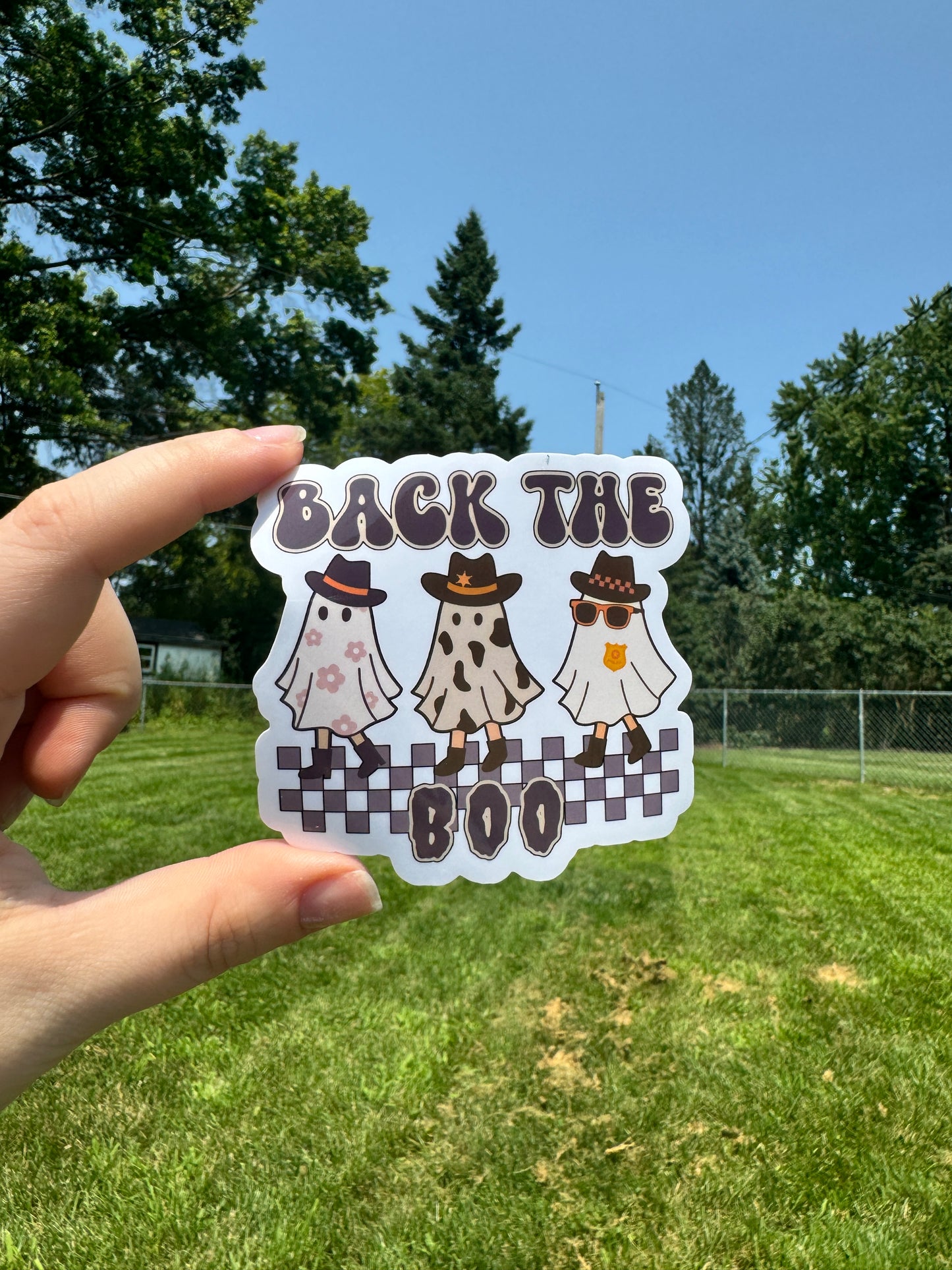 Back the Boo Police Sticker