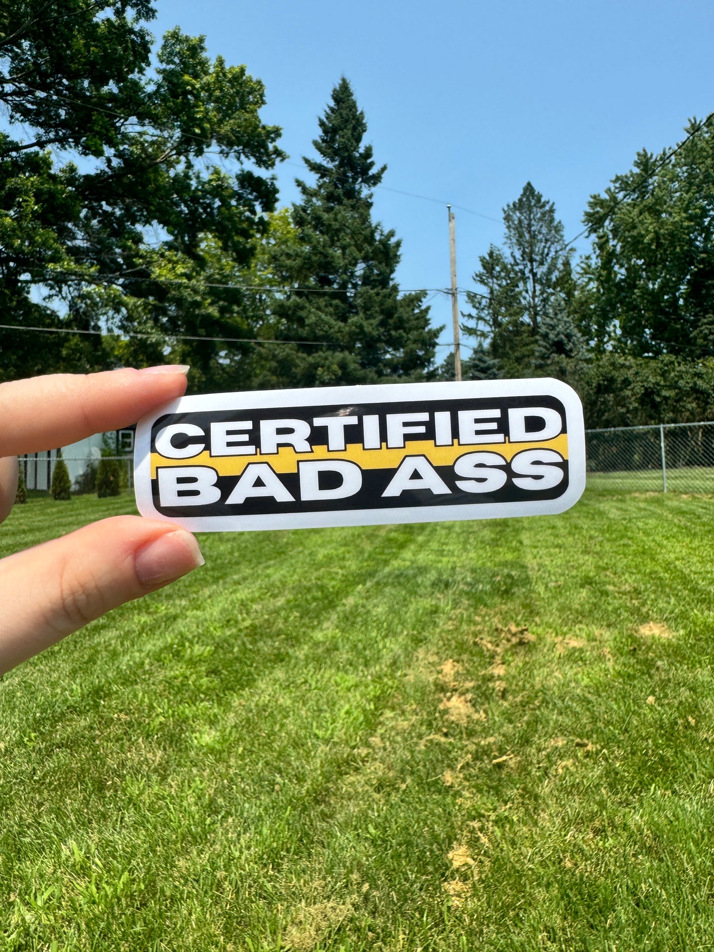 Certified Bad Ass Dispatch Sticker