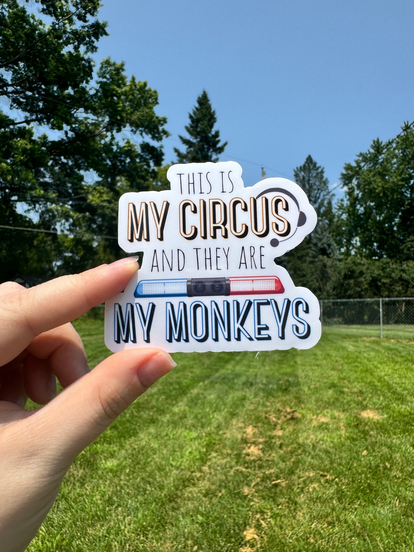 Dispatcher Circus Sticker