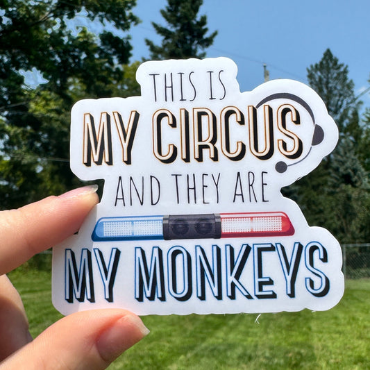 Dispatcher Circus Sticker