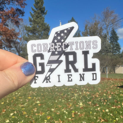 Lightning Corrections Wife Sticker