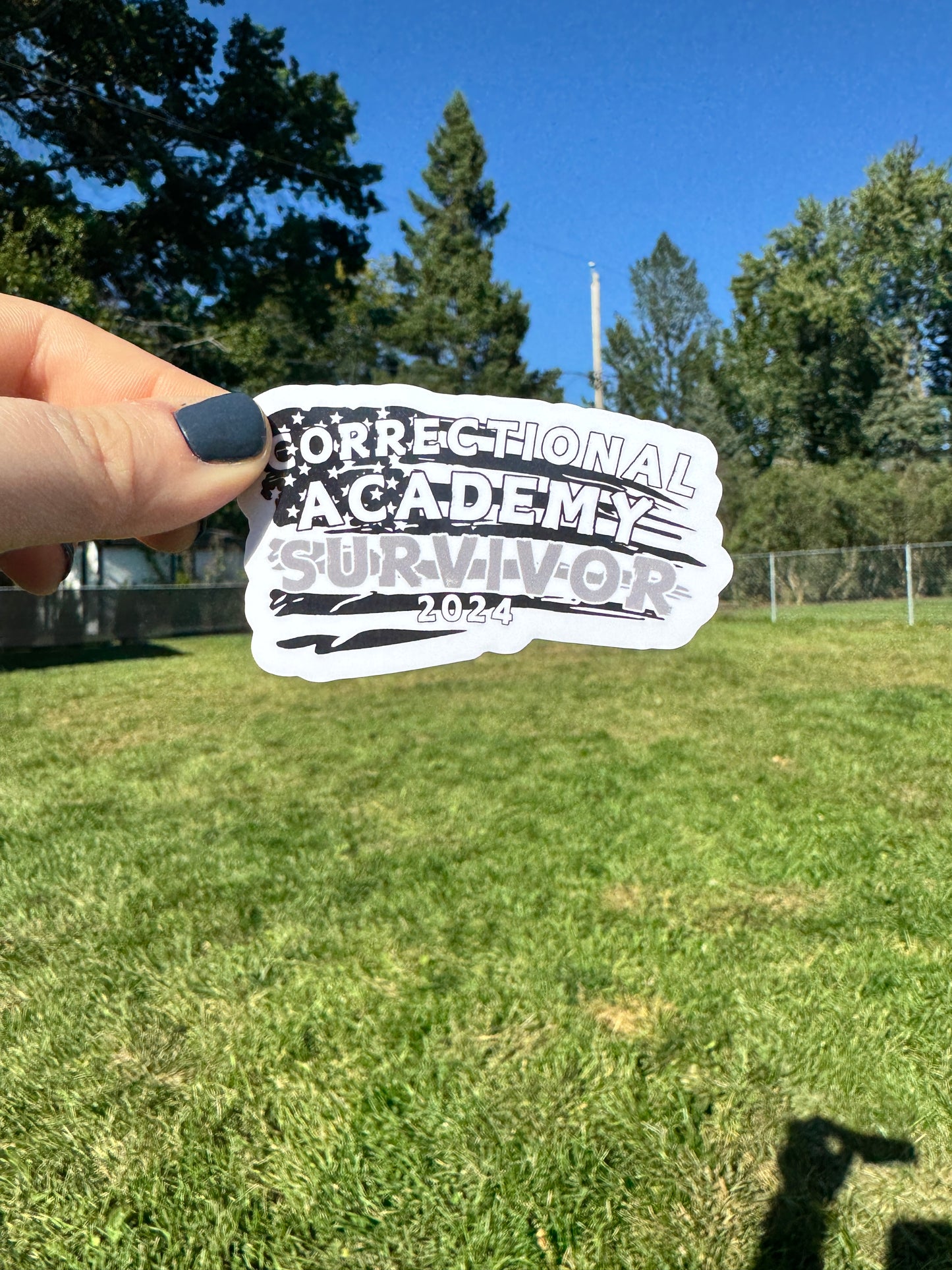 Academy Survivor Corrections Sticker