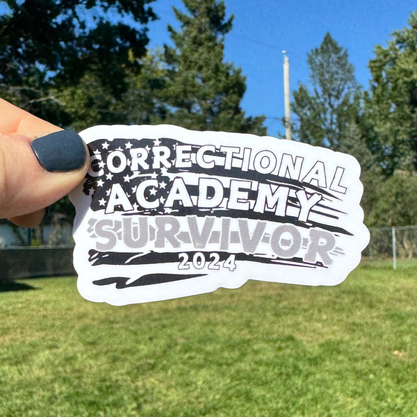 Academy Survivor Corrections Sticker