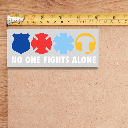 No One Fights Alone Decal