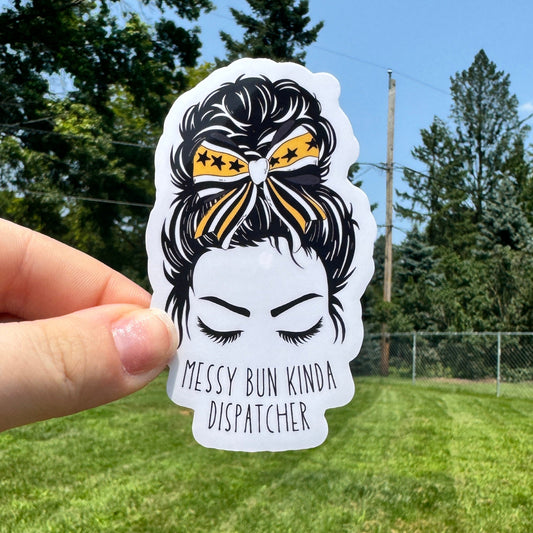 Messy Bun Dispatch Sticker