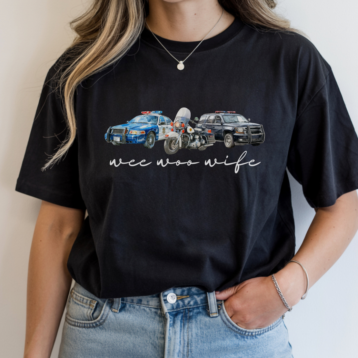 Wee Woo Wife Police Shirt