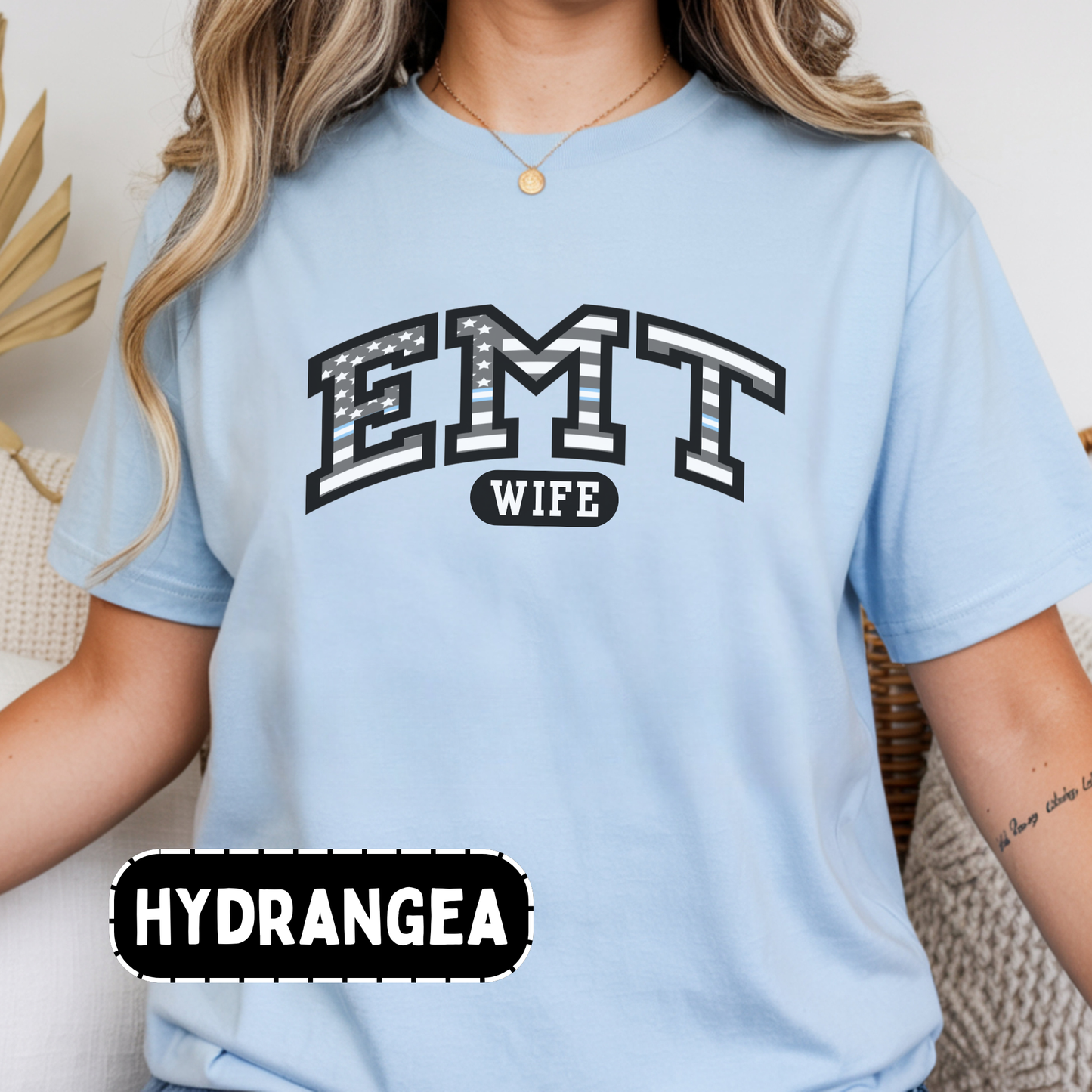 EMT Flag Comfort Colors Shirt