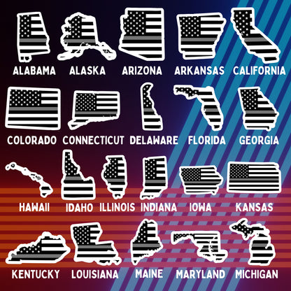 Corrections State Flag Magnets