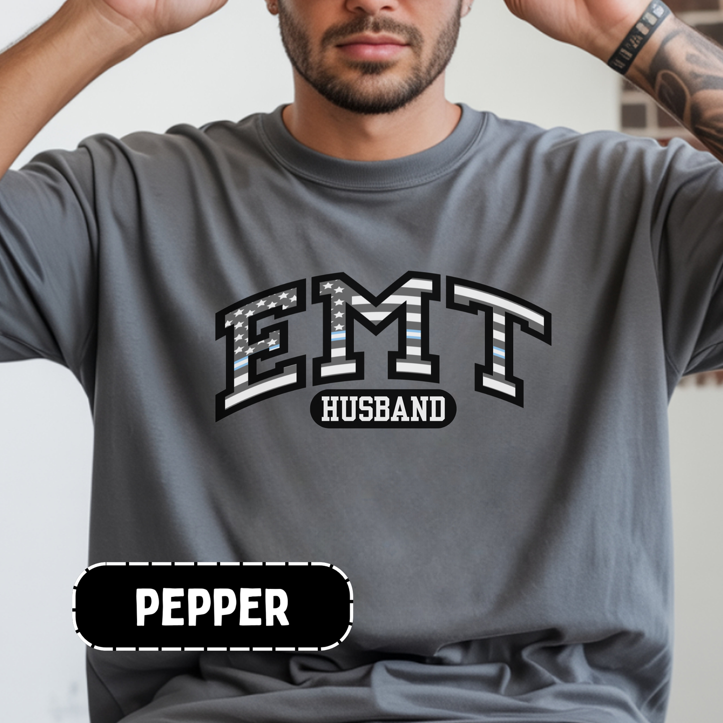 EMT Flag Comfort Colors Shirt