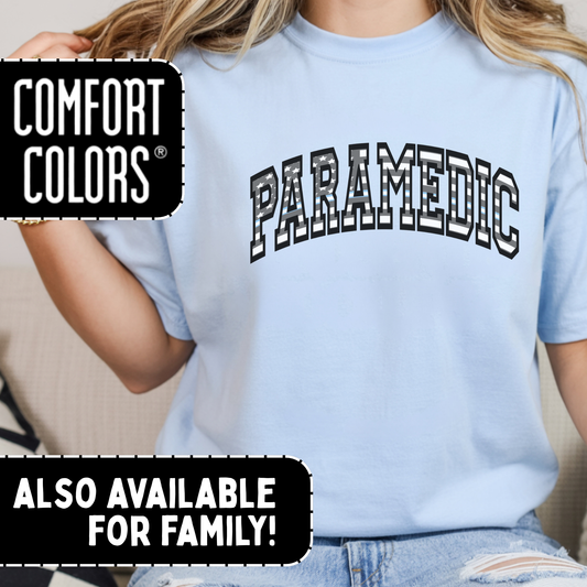Paramedic Flag Comfort Colors Shirt
