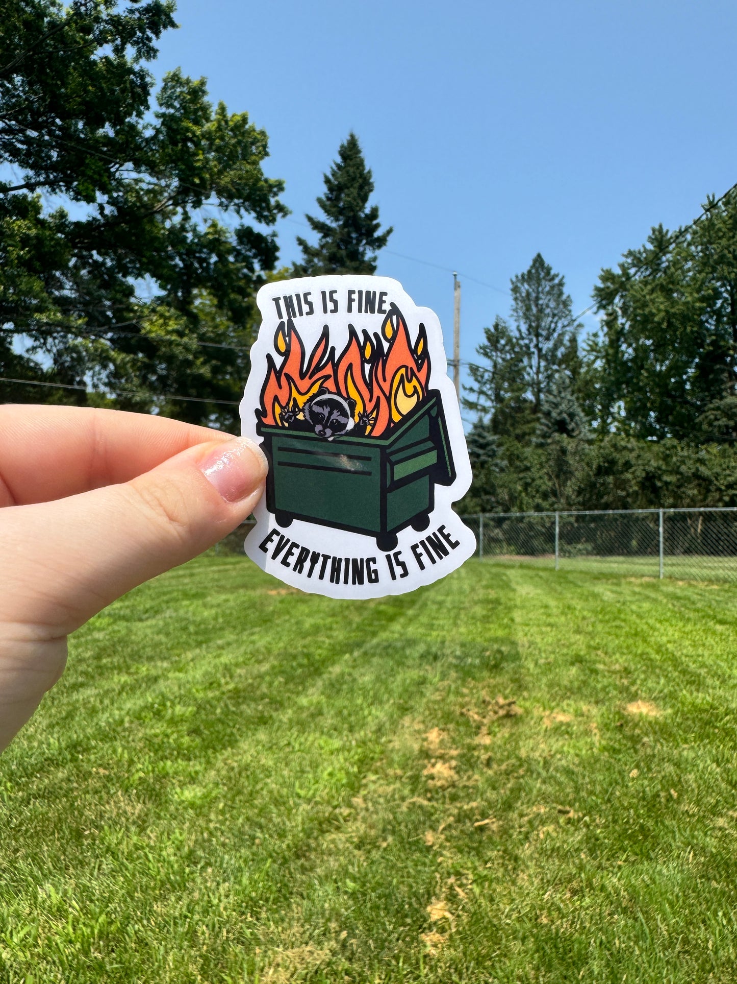 This is Fine Dispatch Sticker