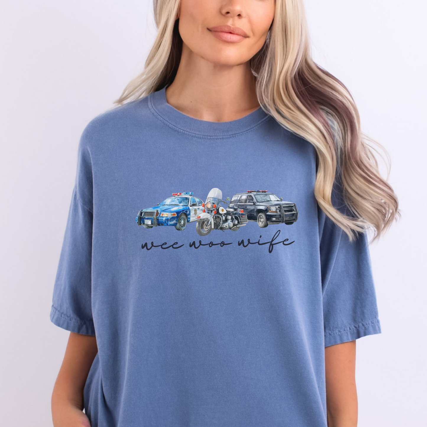 Wee Woo Wife Police Shirt