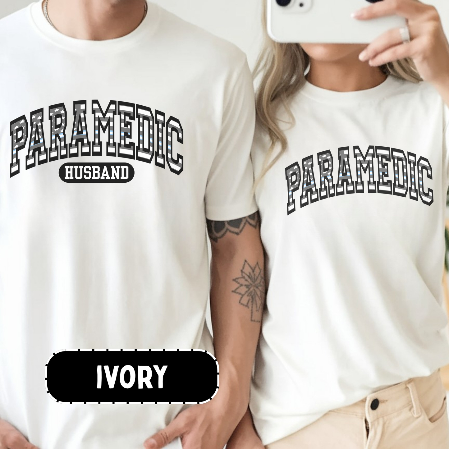 Paramedic Flag Comfort Colors Shirt