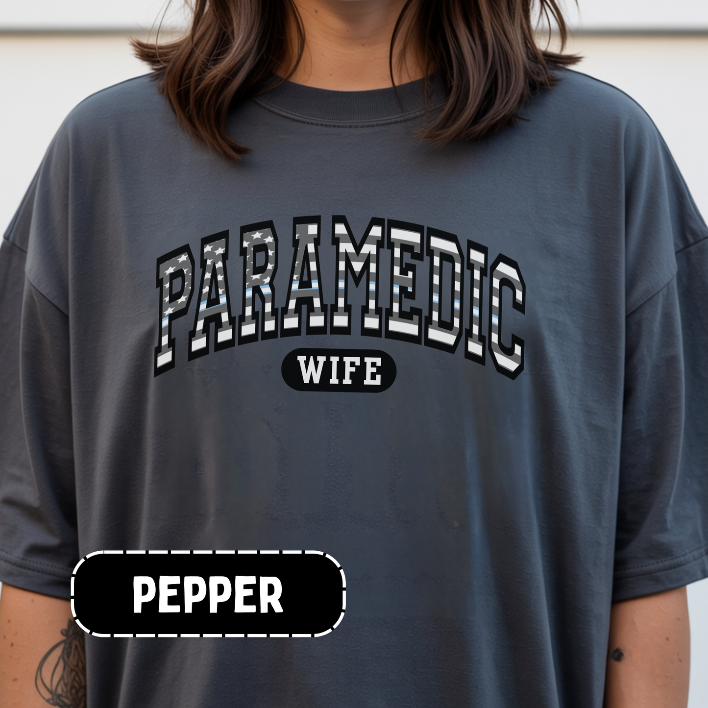 Paramedic Flag Comfort Colors Shirt