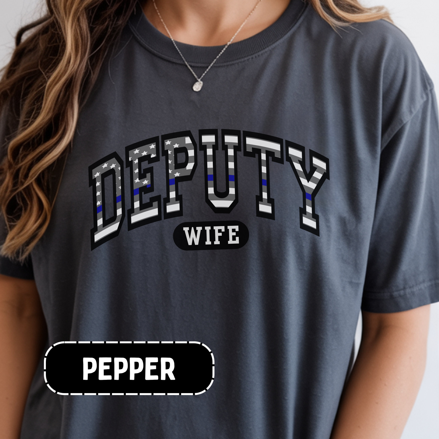 Police Flag Comfort Colors Shirt