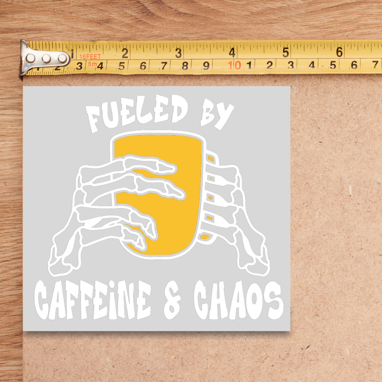 Caffeine & Chaos Dispatch Decal