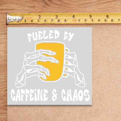 Caffeine & Chaos Dispatch Decal