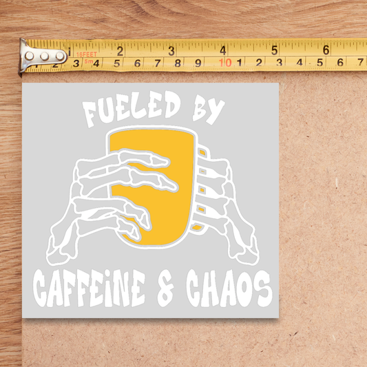 Caffeine & Chaos Dispatch Decal