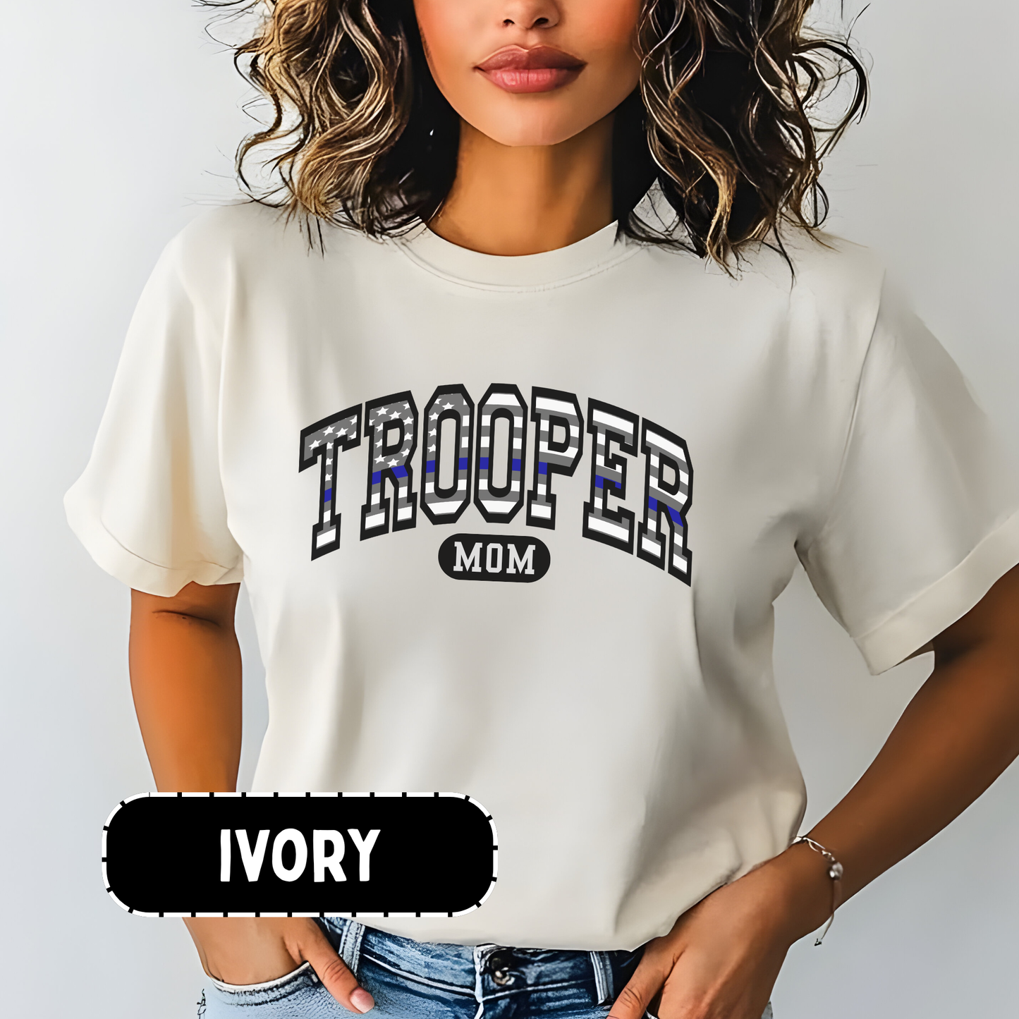 Police Flag Comfort Colors Shirt