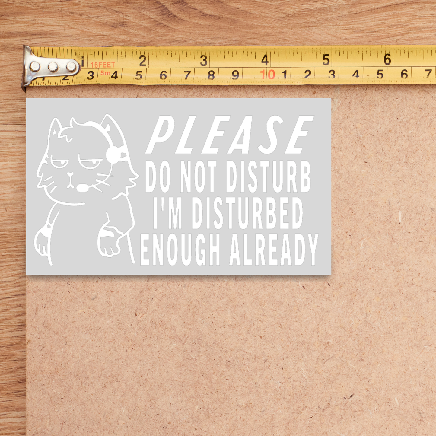 Do Not Disturb Dispatch Decal