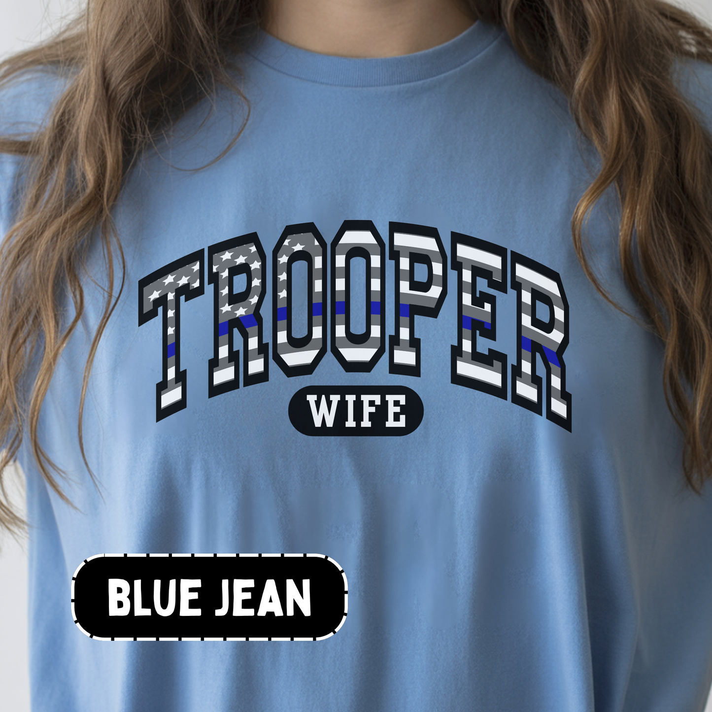 Police Flag Comfort Colors Shirt