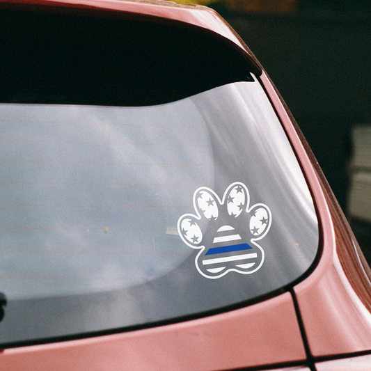 Police K9 Paw Decal