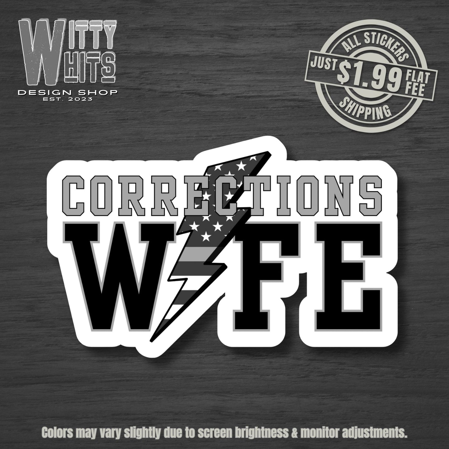 Lightning CO Wife Sticker