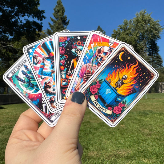 Dispatcher Tarot Card Stickers