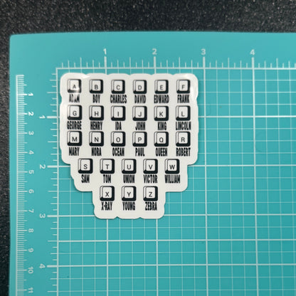 Phonetics Police and Dispatch Sticker