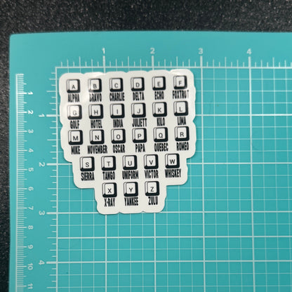 Phonetics Police and Dispatch Sticker