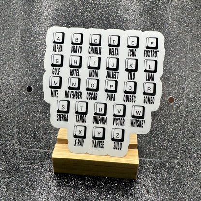 Phonetics Police and Dispatch Sticker