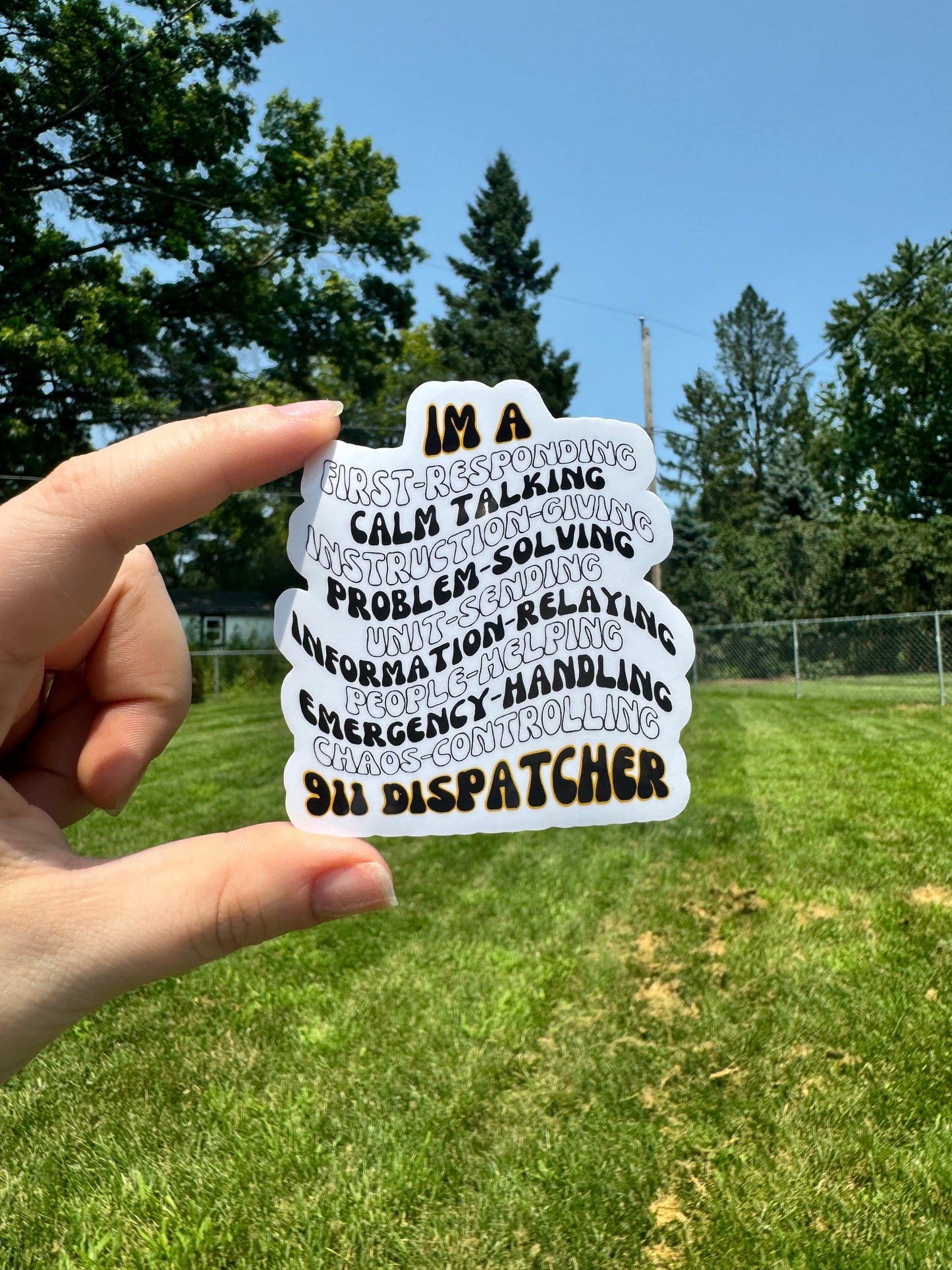 I'm a Dispatcher Sticker