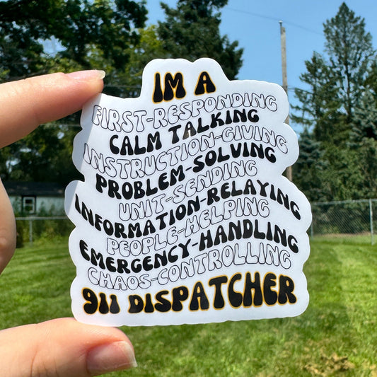I'm a Dispatcher Sticker