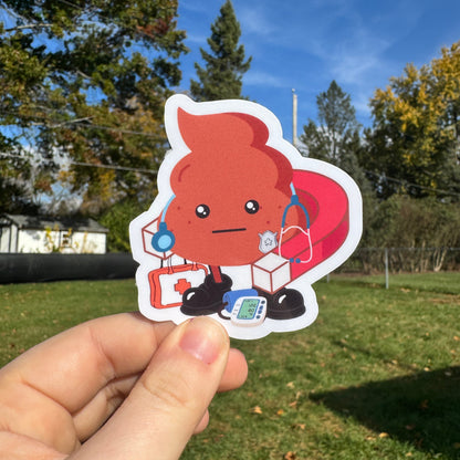 Shit Magnet EMS Sticker
