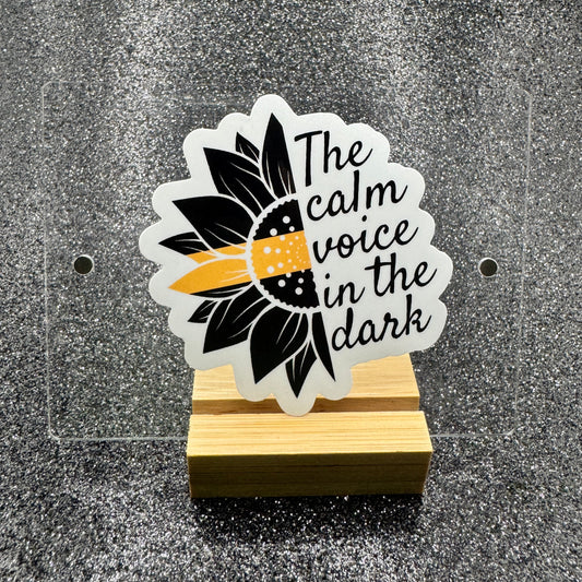 Calm Voice in the Dark Dispatch Sticker