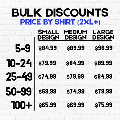 Single Sided Custom Comfort Colors Crewneck