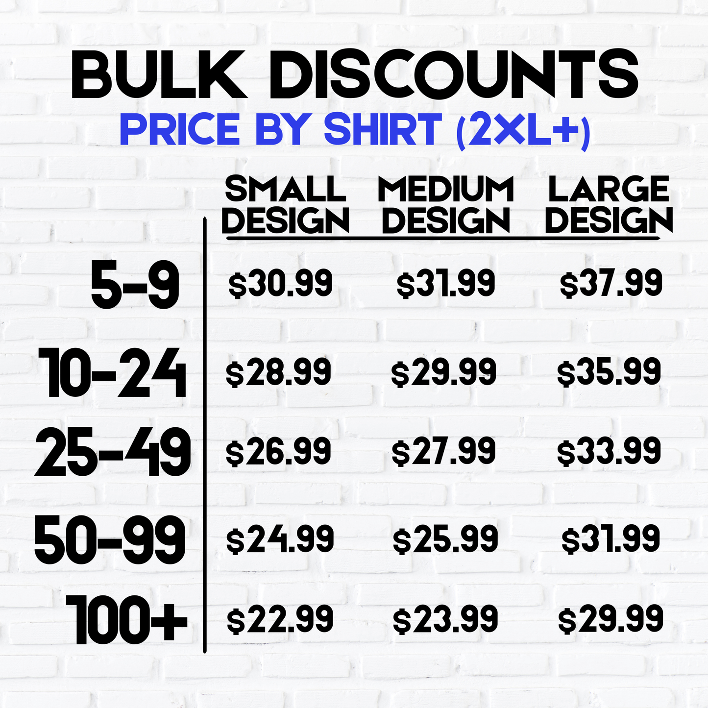 Single Sided Custom Comfort Colors Shirt