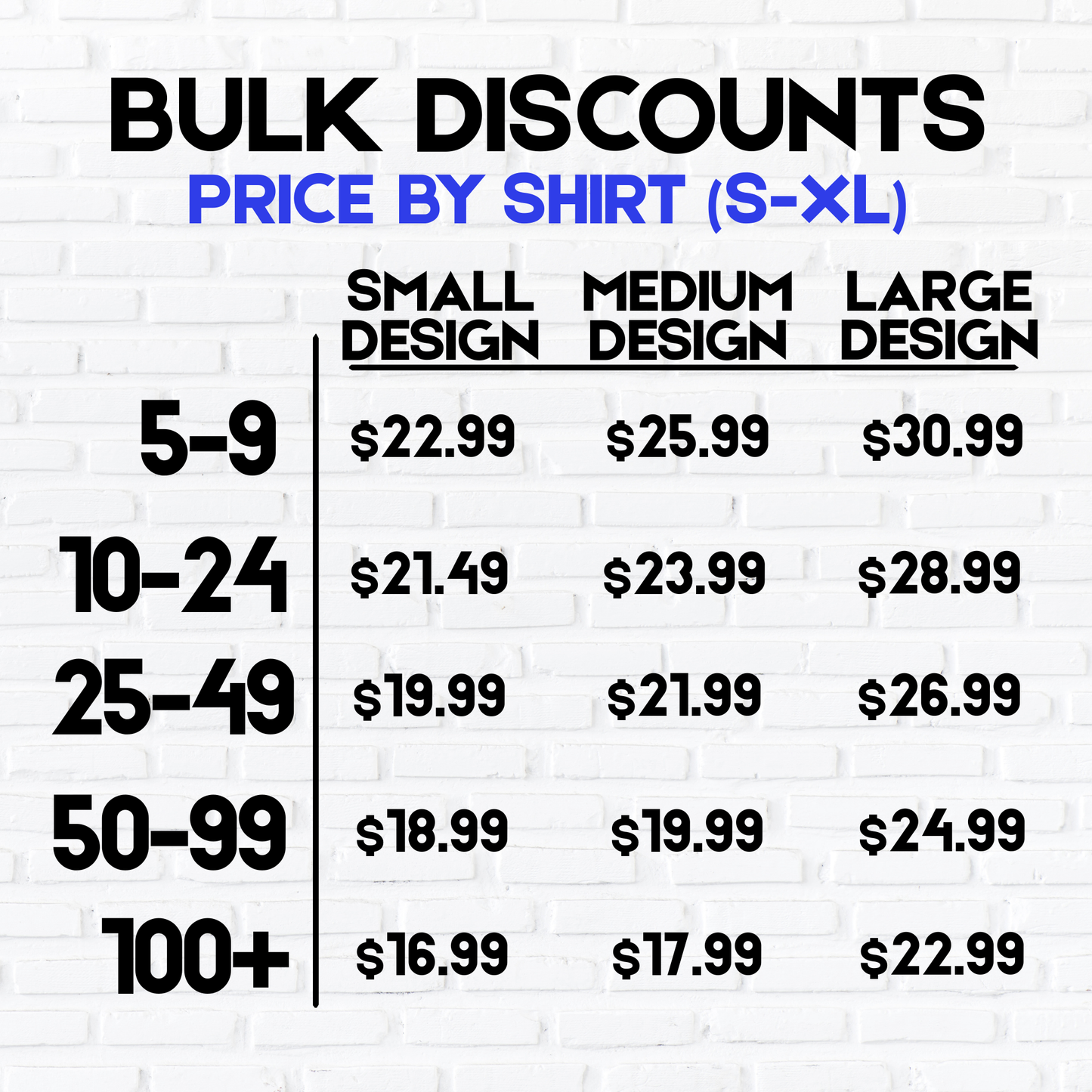 Single Sided Custom Comfort Colors Shirt