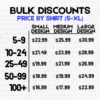 Single Sided Custom Comfort Colors Shirt
