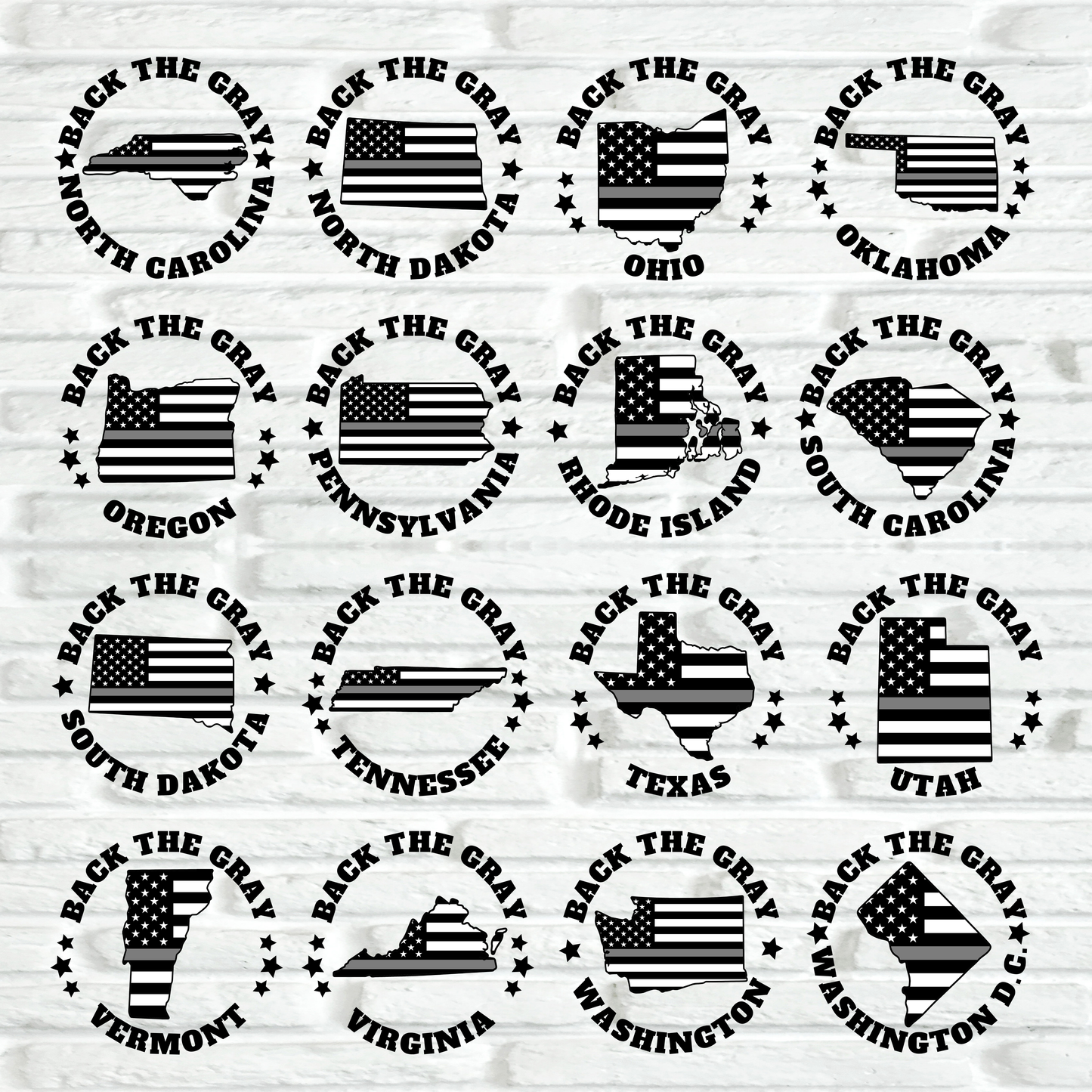 Corrections State Flag Gildan Shirts