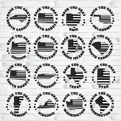 Corrections State Flag Gildan Shirts